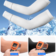 Cycling UV Protection Arm Cover Outdoor Sleeves Male Ice Silk Sleeves Sunscreen Ice Sleeves